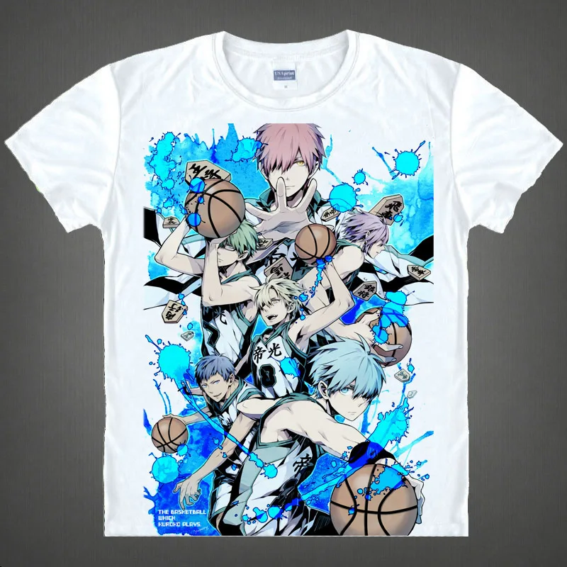 Футболка Coolprint с рисунком аниме футболки для баскетбола Kuroko в разных стилях
