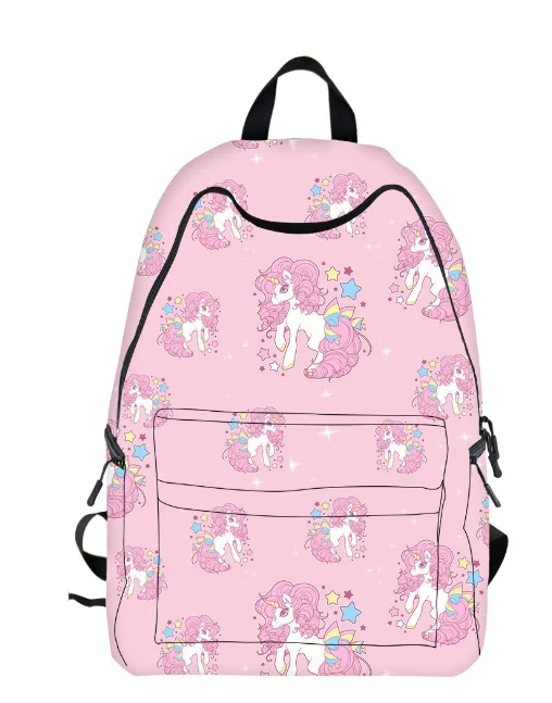 007 17 дюймов Покемон рюкзак Марио для подростков девочек ноутбук Mochila Feminina студенческий школьный рюкзак женские дорожные сумки - Цвет: 007