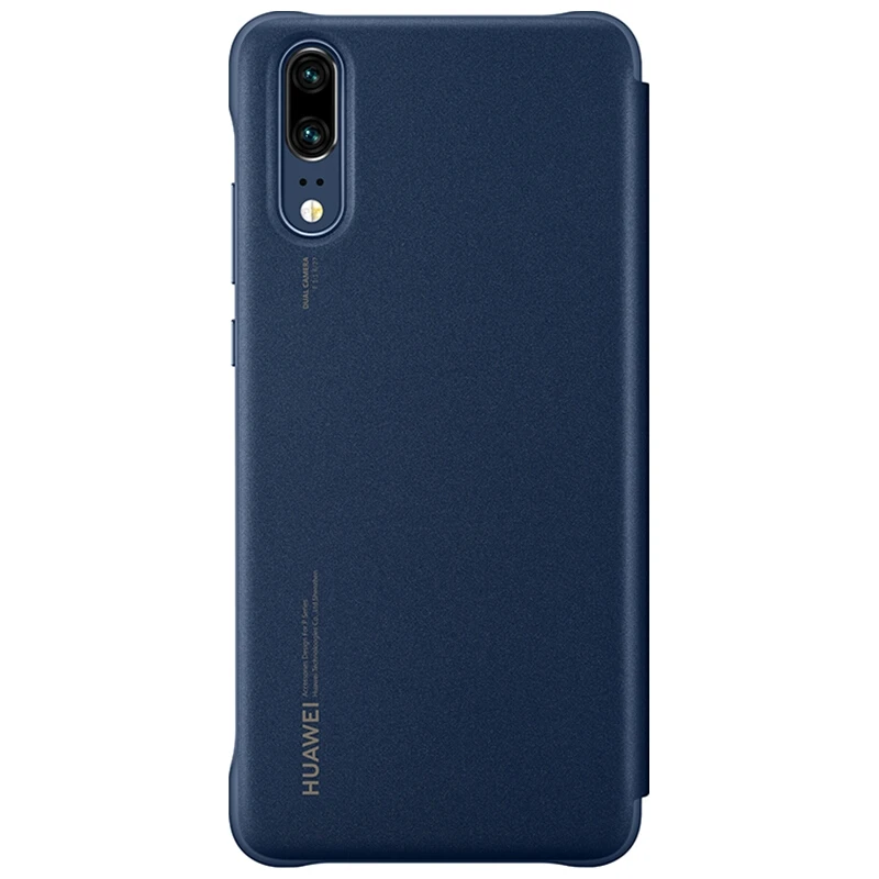 Брендовый Официальный чехол для Huawei P20 / Pro умный флип /Pro оригинальный зеркальный