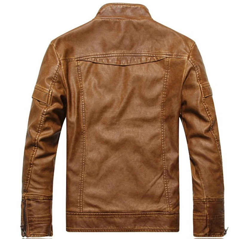 Новая модная брендовая куртка-пилот Мужская кожаная куртка осень-зима одежда Homens