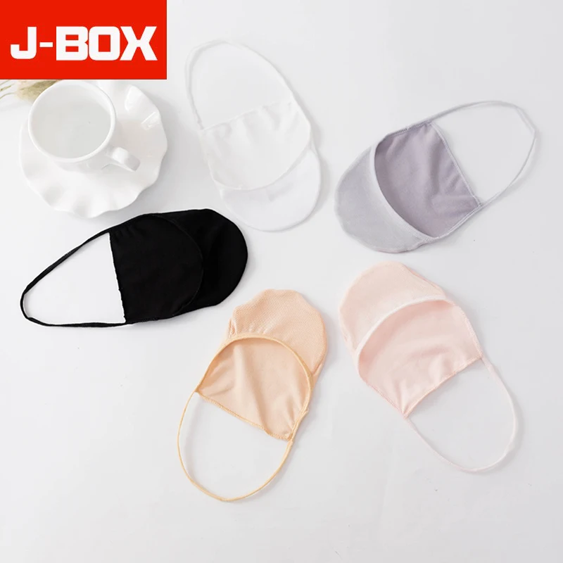 J BOX 5 пар женские невидимые летние носки бамбуковые короткие тонкие прозрачные