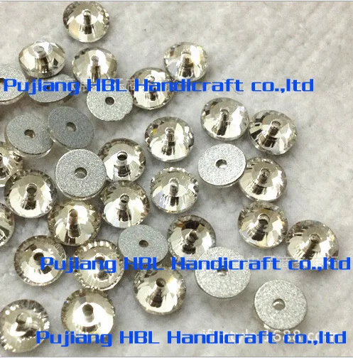 Clear 6mm 8mm 288pcs round sew-on stone crystal dress garment accessaries /buttons | Дом и сад