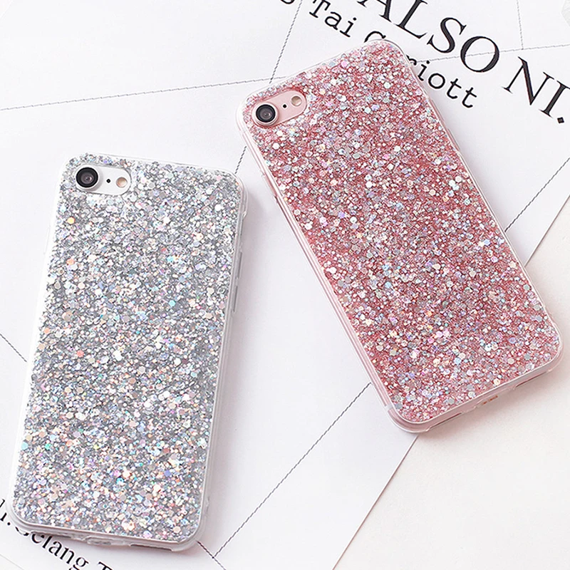 Силиконовый Блестящий блестящий чехол для телефона Huawei Nova 3 3i 2 2S 2i P Smart P20 Pro P10 P8 P9
