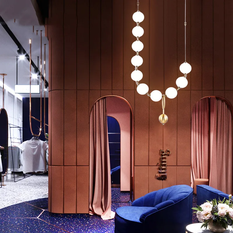 Современный подвесной светильник белый Стекло подвесные светодиодный для