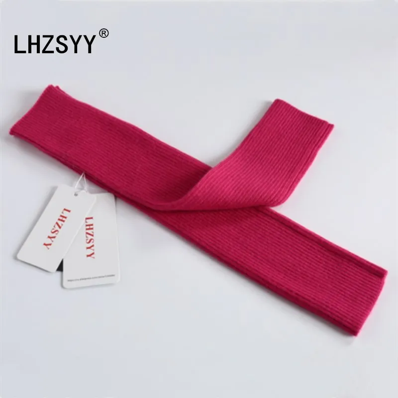 Женские длинные кашемировые перчатки LHZSYY однотонные мягкие и удобные шерстяные