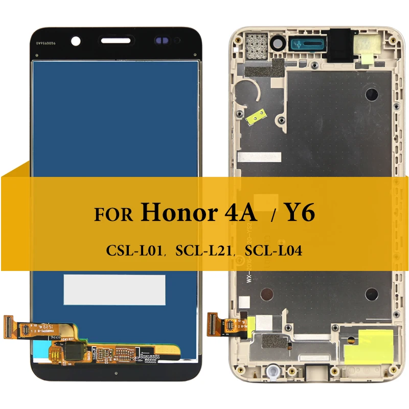 Замена телефона для Honor 4A ЖК панель с сенсорным экраном CSL L01 SCL L21 в сборе Y6