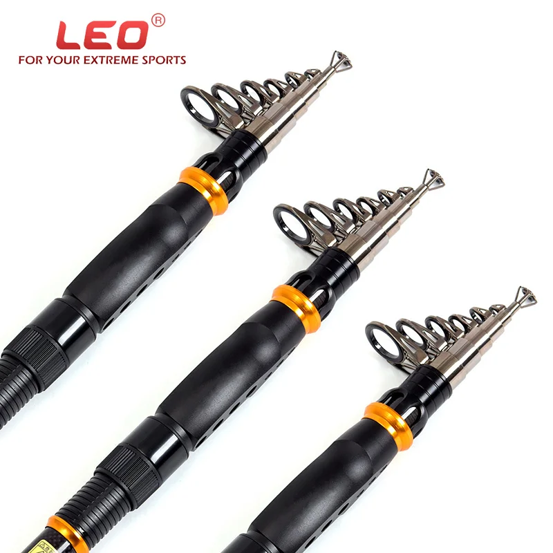 Carbon Telescopic Fishing Rod Power Ultralight 2.4M / 2.7M / 3.0M / 3.6M Fishing Rod Long Shot Bait Casting Spinning Fishing Rod