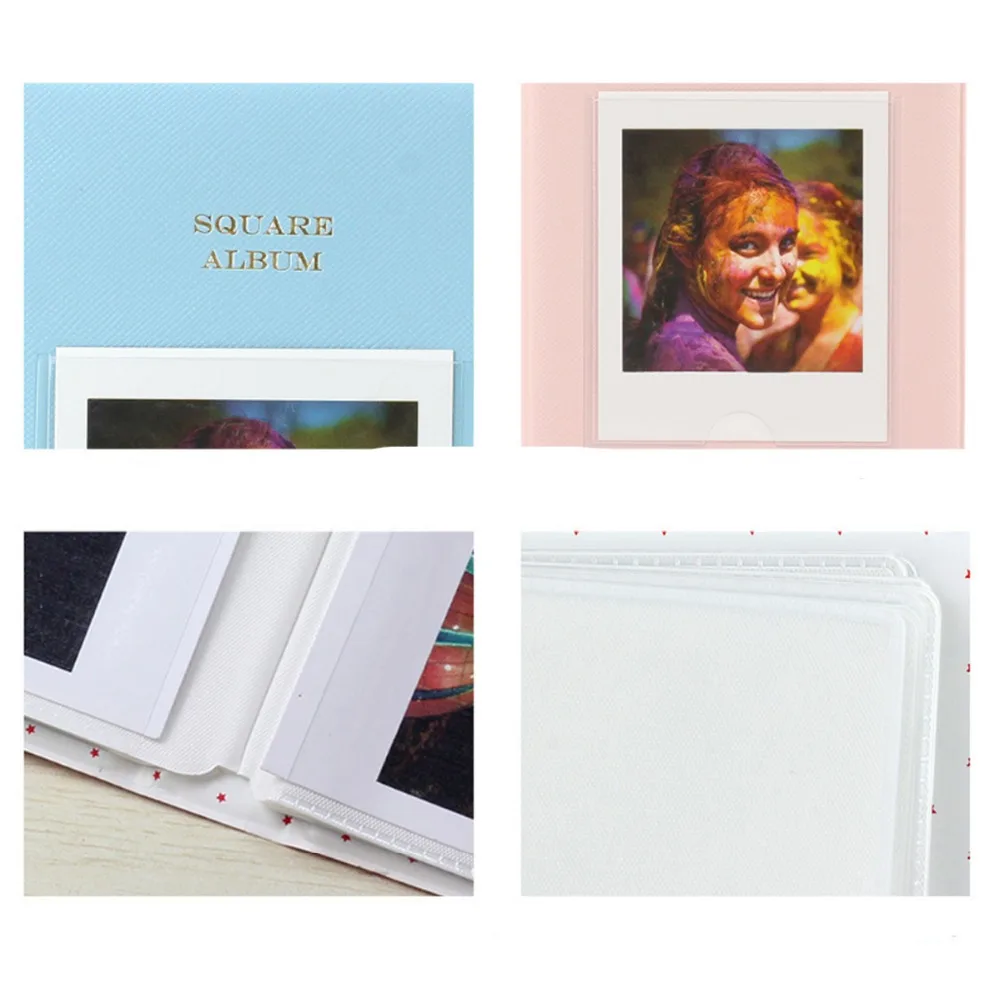 64 кармана фото альбом книга имя карты для квадратной SQ10 SQ6 SQ20 камеры и Fujifilm Instax Share