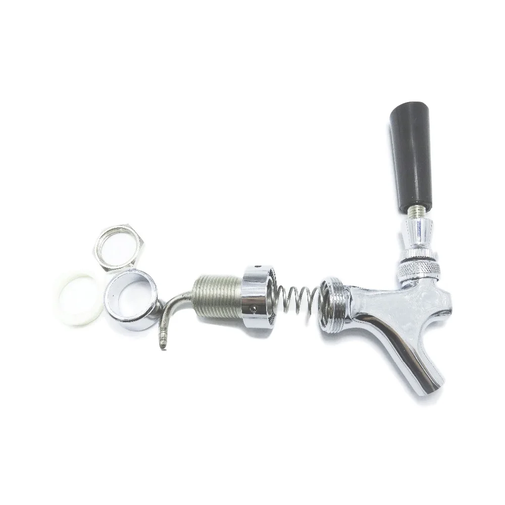 Высококачественный полированный хромированный кран для пива бочонка обычный
