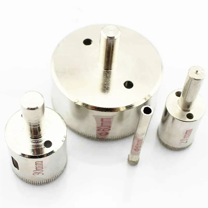 3-55 мм Алмазная пила для отверстий сверло стекла Алмазное сердечник сверления