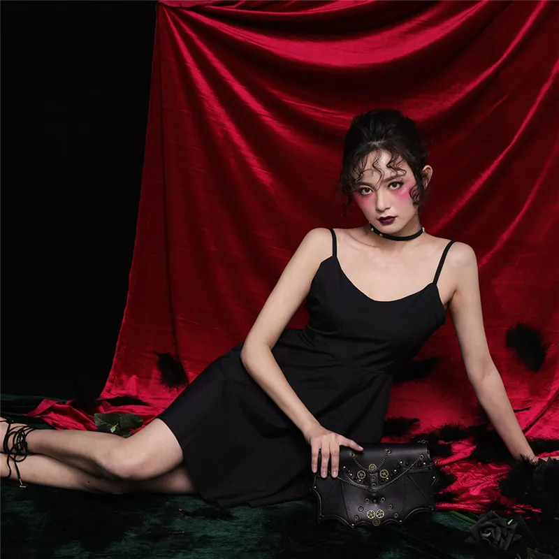 Сумка в стиле стимпанк женская с цепочкой и заклепками 2019|Сумки ручками| |