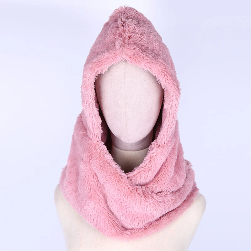MoneRffi Winter Wool Knitted Scarf Hat Set Beanie Women Hats For Men Caps Bonnet Mask 2019 new fashion | Аксессуары для одежды