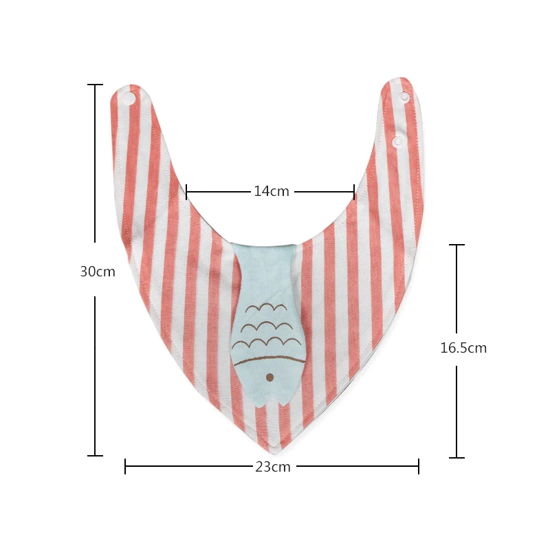 

Cotton Cartoon Printed Baby Bibs Bandana Children Newborn Burp Cloth Triangle Towel Soft Babies Feeding Apron Saliva Towel