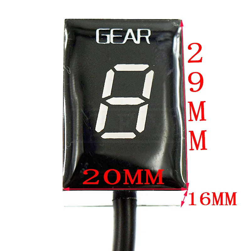 

Motorcycle LCD Electronics 6 Speed 1-6 Level Gear Indicator Digital Gear Meter For Harley Touring FLHT FLHR FLTR FLHX 2010- 2016