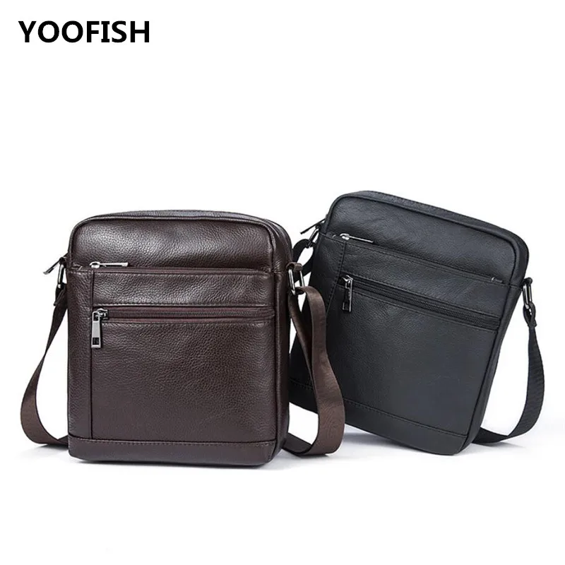 

Casual style Genuine fashion Leather Black/Brown Classic Travel Bag handbag shoulder bag Crossbody Bags Free shipping.