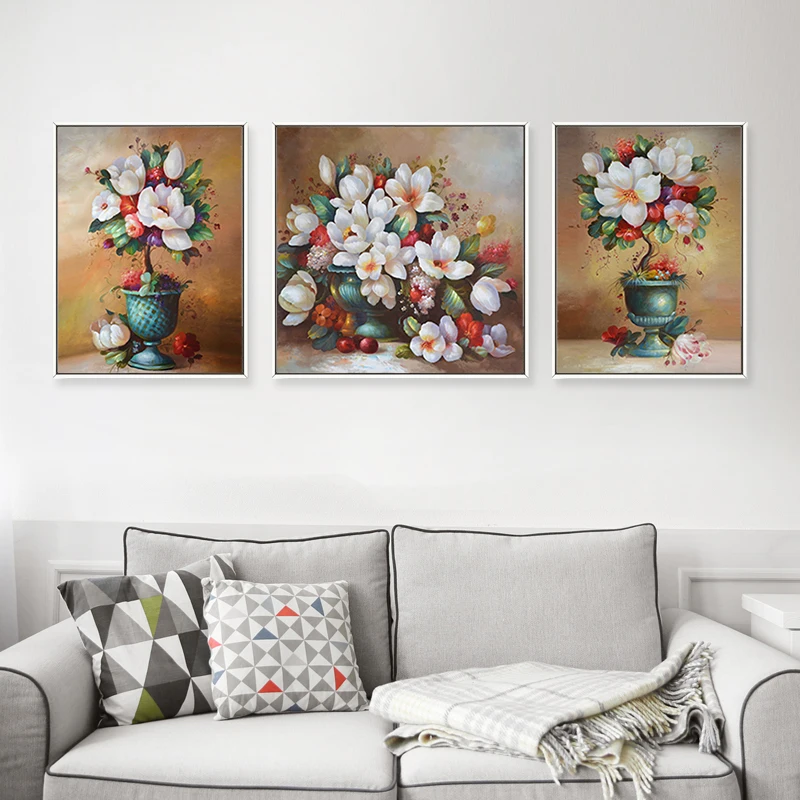 

Special-shaped Diy diamond painting cross stitch kit 150x60CM lily flower rhinestones mosaic full diamond embroidery