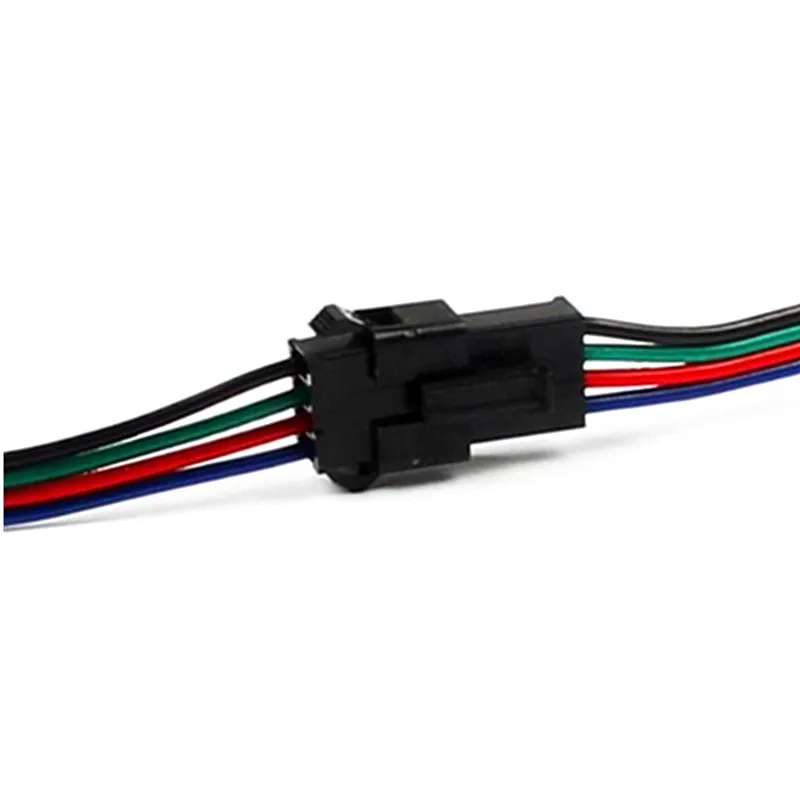 5-100 пар 2 3 4 5 pin SM мужской и женский jst разъем 2PIN 3pin 4pin 5pin провода кабель косички разъем светодиодные полосы