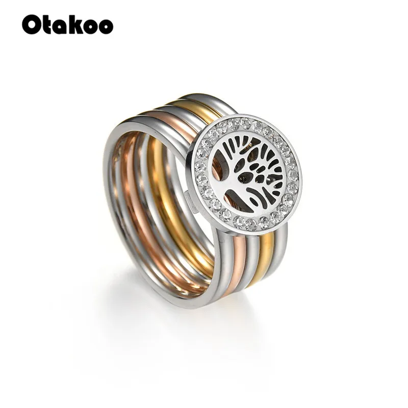 Otakoo очаровательные ювелирные изделия религиозное полое Дерево жизни значок
