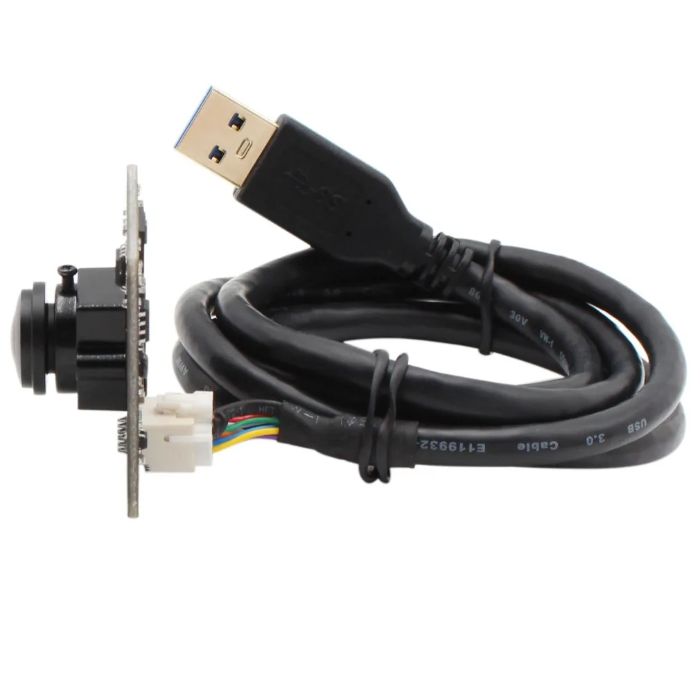ELP 1080P 50fps USB3.0 камера рыбий глаз модуль камеры SONY IMX291 USB для Mac OS Linux Android Windows|Камеры