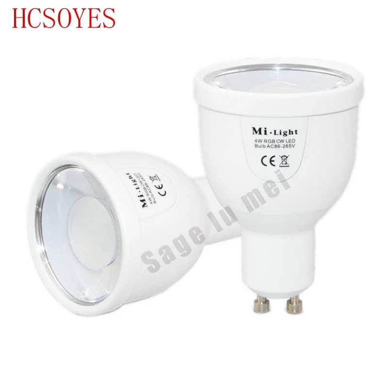 Milight WIFI GU10 1 6 миллионов цветов с регулируемой яркостью 2 4G светодиодная точечная