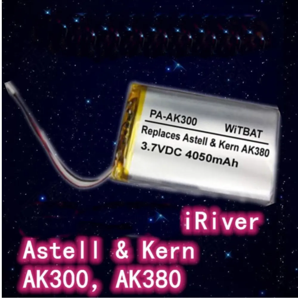 Новый оригинальный размер батареи для iRiver Astell & Kern AK300 AK320 AK380 проигрыватель Li Polymer