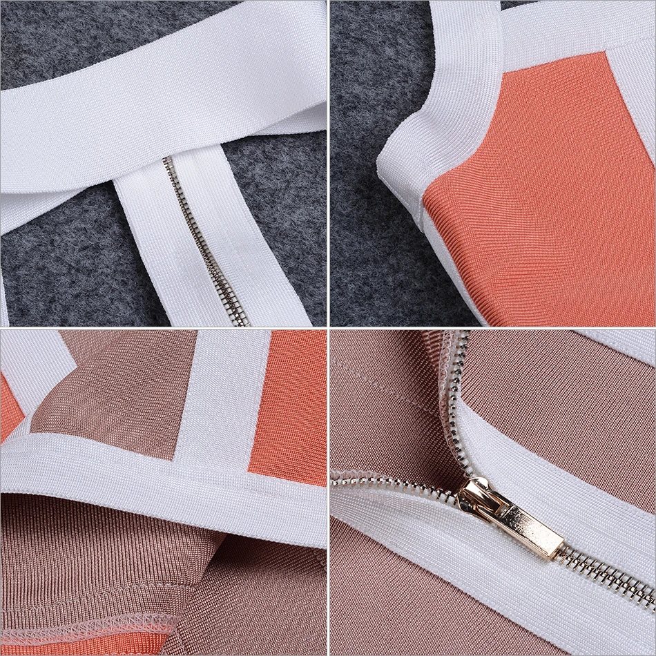Seamyla новое облегающее Бандажное платье Vestidos женское Полосатое Клубное сексуальное платье Летнее мини-платье с лямкой на шее вечернее платье в стиле знаменитостей
