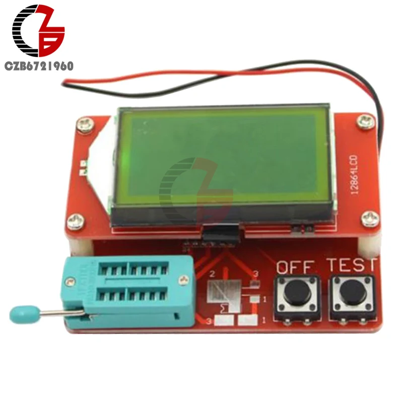 Параметры ATmega328 микроконтроллер тестер транзисторов диодов цифровой 12864 ЖК