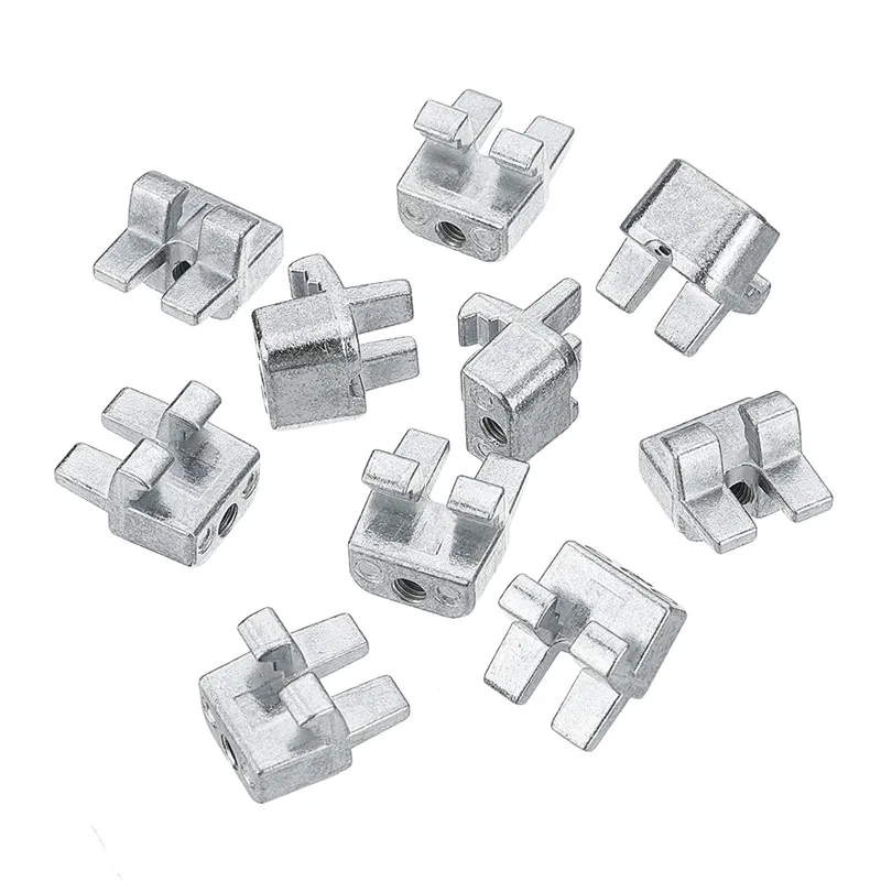 10 шт. 3030/4040/4545 алюминиевые фитинги для экструзионной сетки с фиксированной