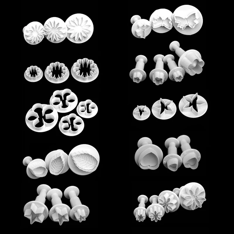 FHEAL 33 шт. Sugarcraft украшения торта инструменты бабочка Звезда роза лист сердце