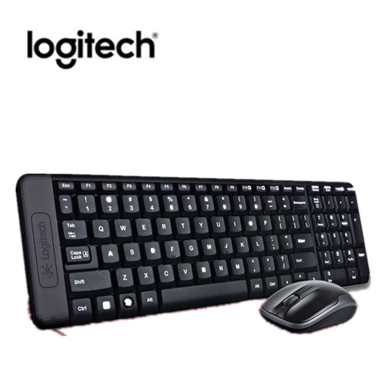 Logitech MK220 Беспроводная клавиатура мышь комбо английская ПК компьютер|Клавиатуры| |