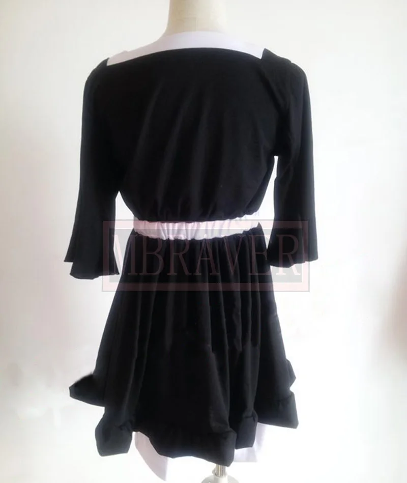 Костюм для косплея Хэллоуина черное платье изготовленное на заказ |