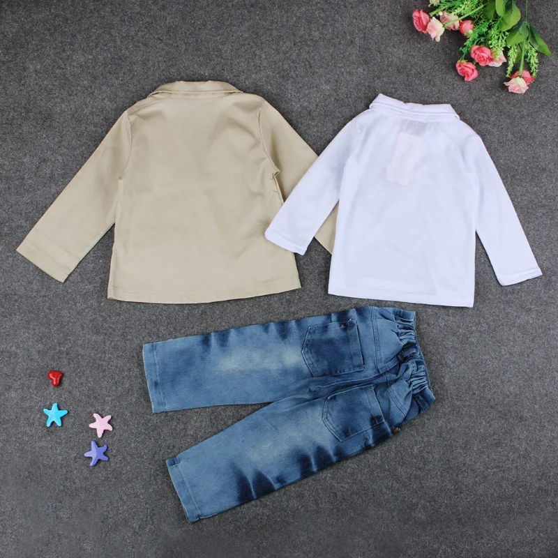 

Anlencool 2020 European and American foreign trade new boy gentleman 3 suit on behalf of a children's clothing baby boys set