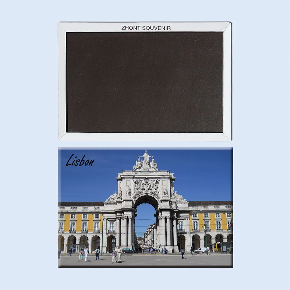 

Столица Португалии, площадь Лиссабона 22504, прекрасные подарки. Сувениры для туристов по всему миру, магнит на холодильник, подарок для друзе...