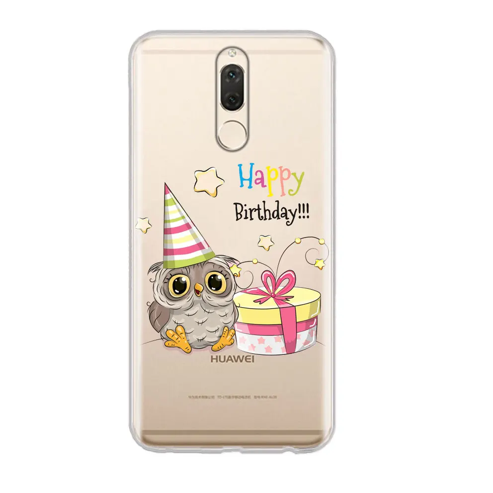 TPU F12 PUNQZY чехол для huawei P10 P20 P30 Lite P20 P30 MATE20 PRO MATE10 LITE Мягкий ТПУ Высококачественный тонкий светильник чехол сова любовь - Цвет: TPU F12