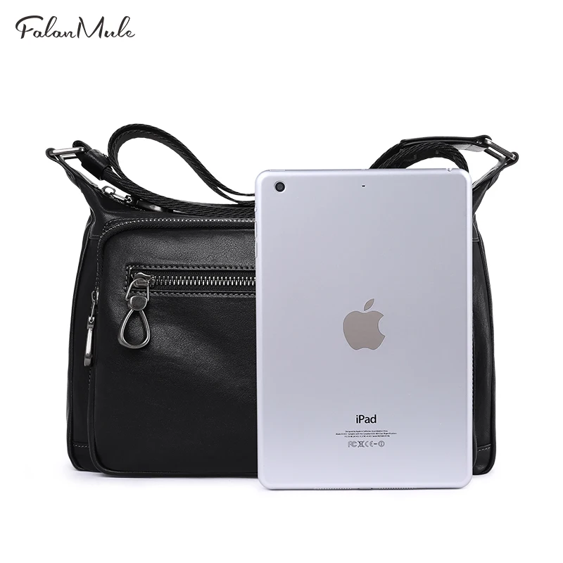 Новая роскошная натуральная кожа сумка Для мужчин Курьерские сумки Портфели