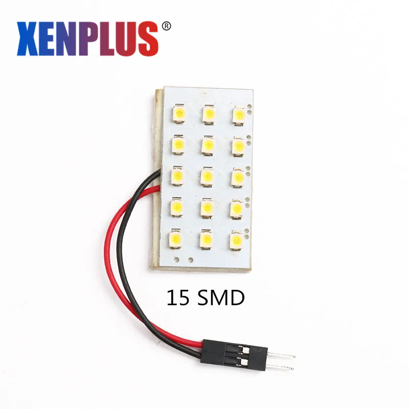 Xenplus 1 шт. 12 в панель 15SMD Автомобильная интерьерная лампа автомобильная