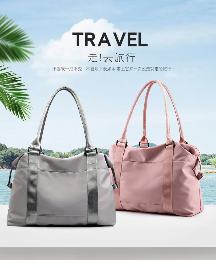 New Big Waterproof Nylon Shoulder Messenger Bags Large Capacity Mother Package Women Travel Crossbody Handbag Sweet Girl Colour