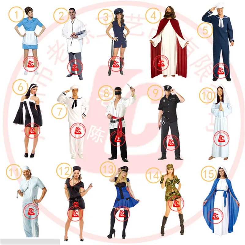 Мужская христианская одежда на Хэллоуин для взрослых писатель миссионерская