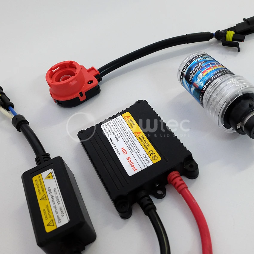 Набор 1 шт. D2S HID лампа + балласт Проводная проводка GLOWTEC Бесплатный подарок|hid