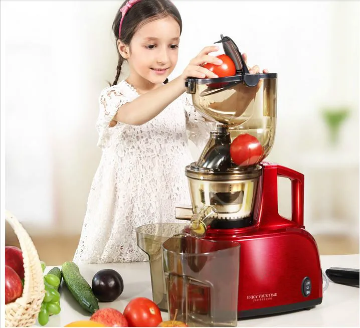 

Juicers Large caliber original juice machine household automatic low-speed juicer commercial fruit and vegetable multi-function
