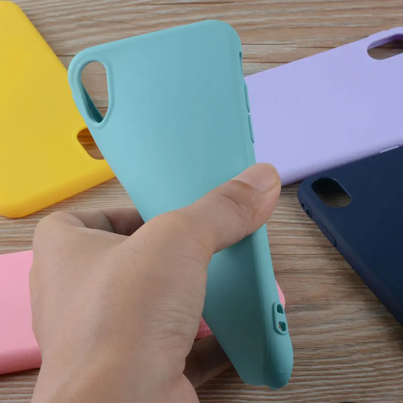 Матовый чехол AIORIA для iPhone X 5 8 дюйма Силиконовый ТПУ материал без пальцев толщина 1