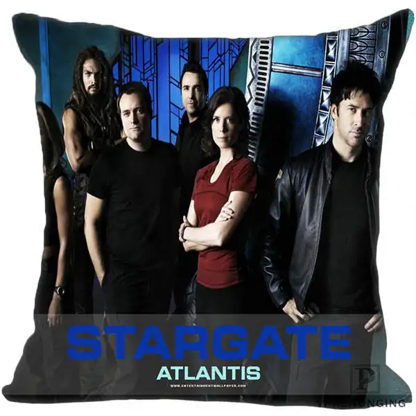 Square Pillowcases Изготовленная на заказ декоративная наволочка Sga старгейт Атлантис квадратном каблуке на молнии, накидка для подушки, лучший подарок 35X35,40x40,45x45 см(с одной стороны) 180516-59 - Цвет: Square Pillowcases