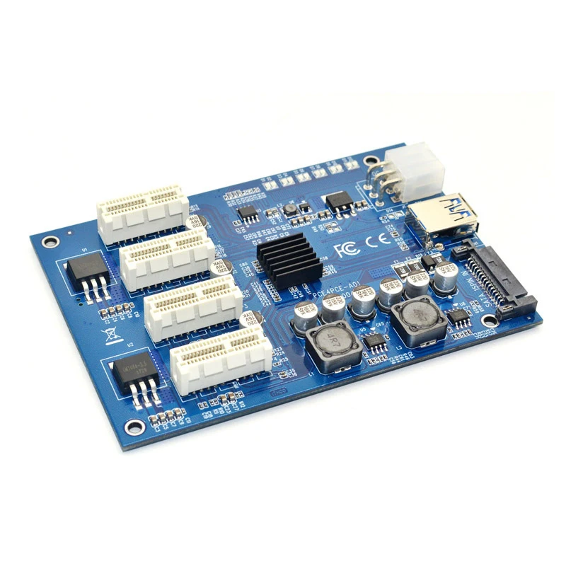 PCI-E X1 до 4PCI-E X16 Комплект расширения от 1 4 портов PCI Express переключатель