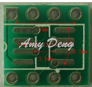 100 шт./лот SOP turn DIP SO8/SOP8 DIP8 adapter plate (D1A3) | Электронные компоненты и принадлежности