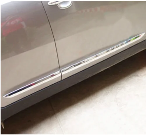 4 * ABS Автомобильная наружная Боковая дверь молдинги для кузова Накладка Kia Sportage 2010