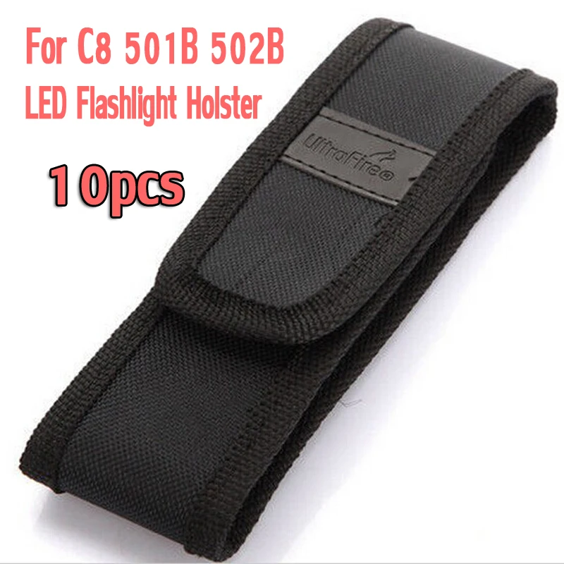 10 шт. Новый нейлоновый чехол для C8T6 501B 502B светодиодный фонарь чехол|nylon holster|torch