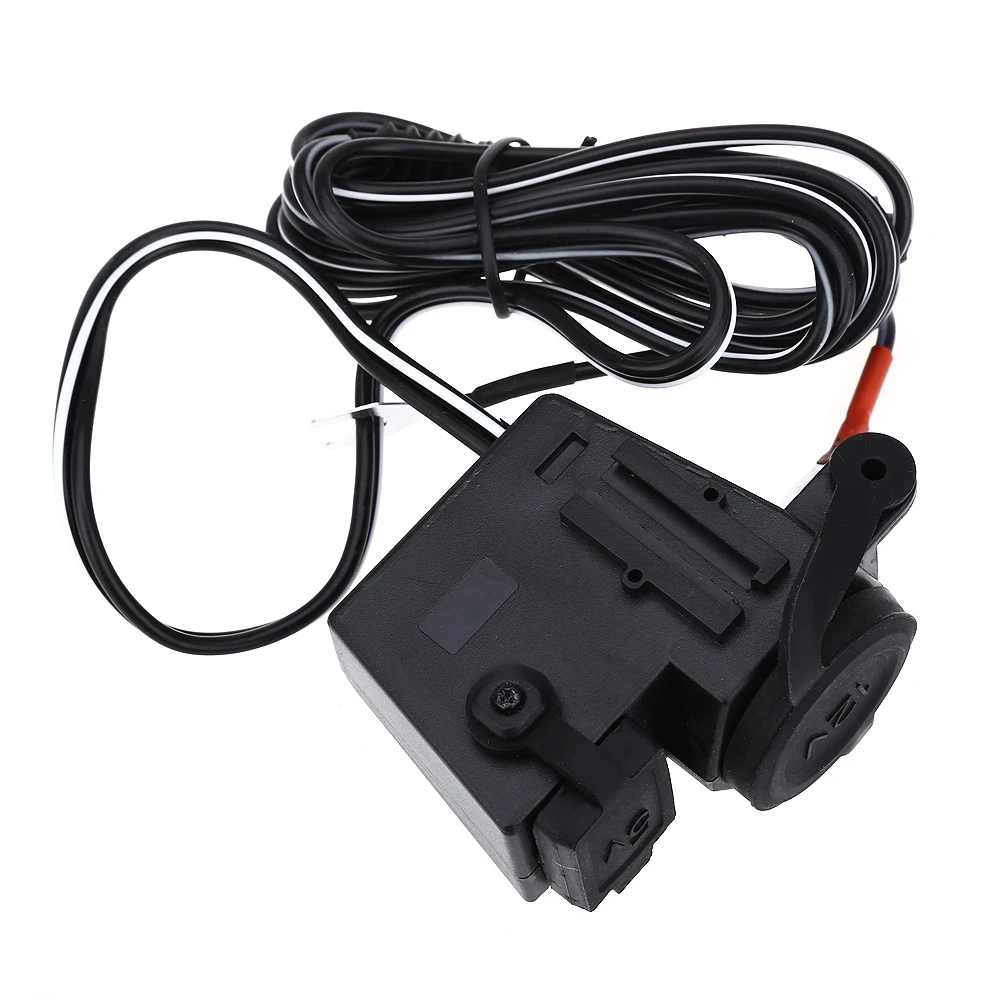 Новый Водонепроницаемый usb разъем питания для мотоцикл 12 V пробки прикуривателя