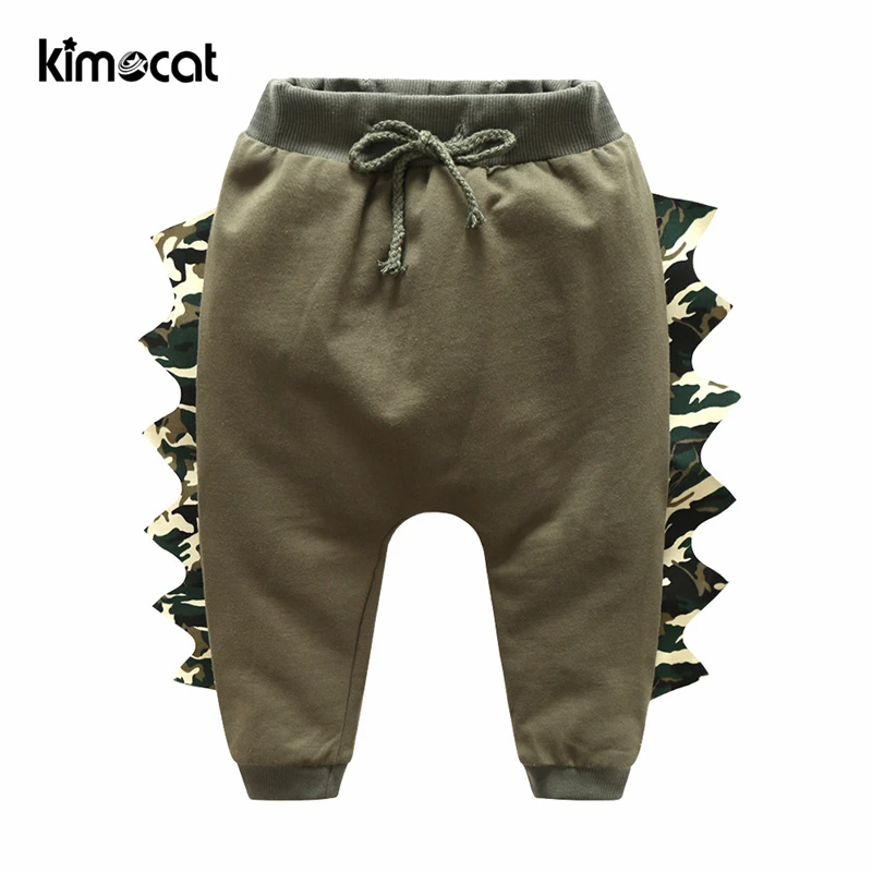 Kimocat Long Sleeve Autumn Winter Boys Clothing Set Warm Cotton Baby Clothes Cartoon Printing Cute Dinosaur |
