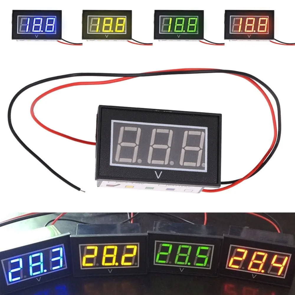 Новый водонепроницаемый ЖК-цифровой вольтметр Амперметр Voltimetro LED Amperimetro
