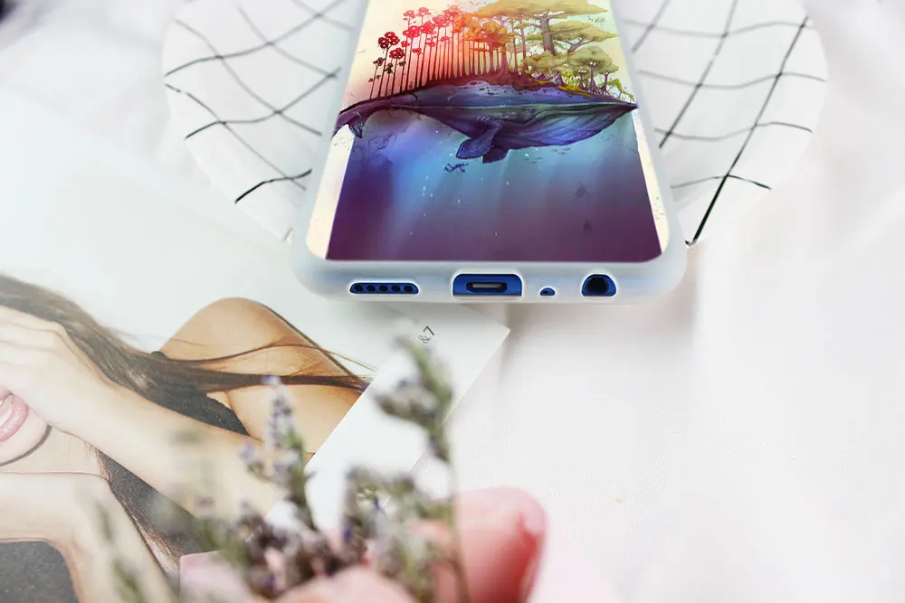 Watercolor whales Honor 20i 10i Phone Case Silicone Cover for Huawei 10 9 lite 8a 8X x10 9a 7A Pro 30 30s | Мобильные телефоны и